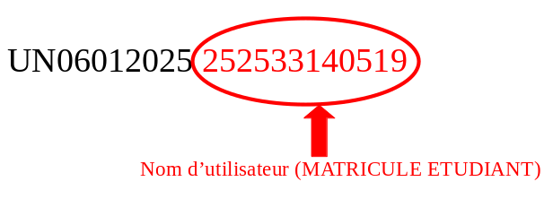 Matricule étudiant