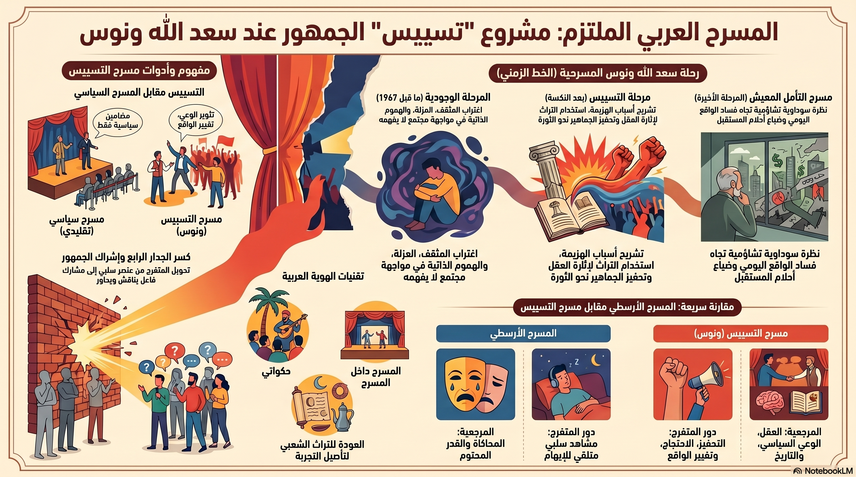 المسرح والالتزام: مسرح التسييس لونوس