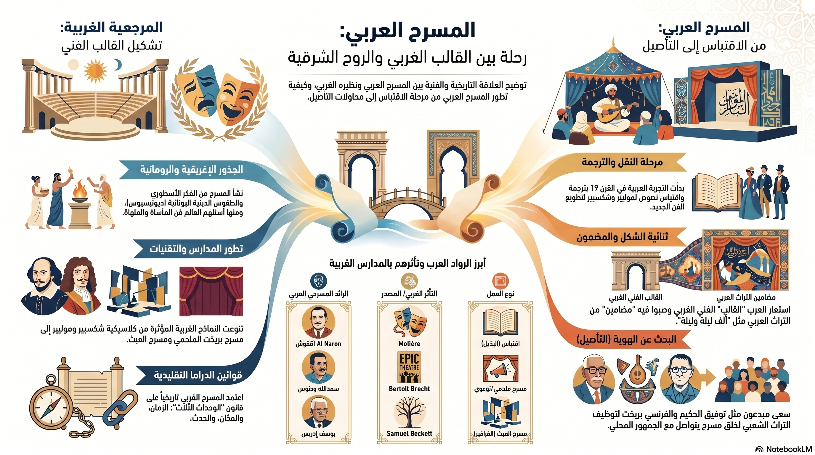 المسرح العربي وعلاقته بالمسرح الغربي