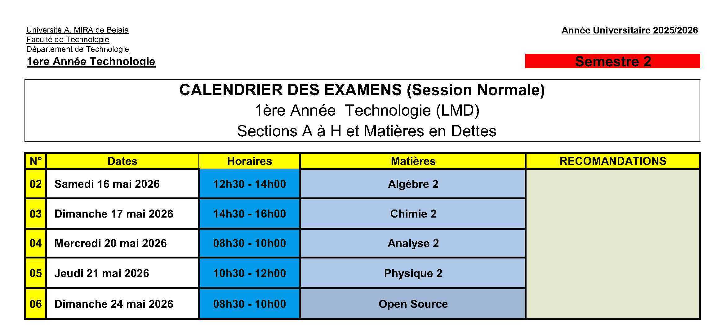 planning LMD