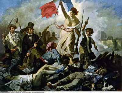 Liberté guidant le peuple, Delacroix.png