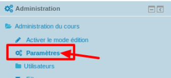 Les Param tres D un Espace De Cours Moodle Introduction